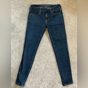 American eagle 4X stretch jegging size 4R dark wash